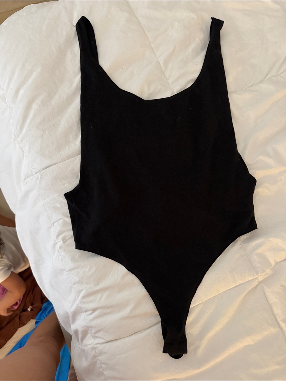 ASOS Black Scoop Tank Bodysuit